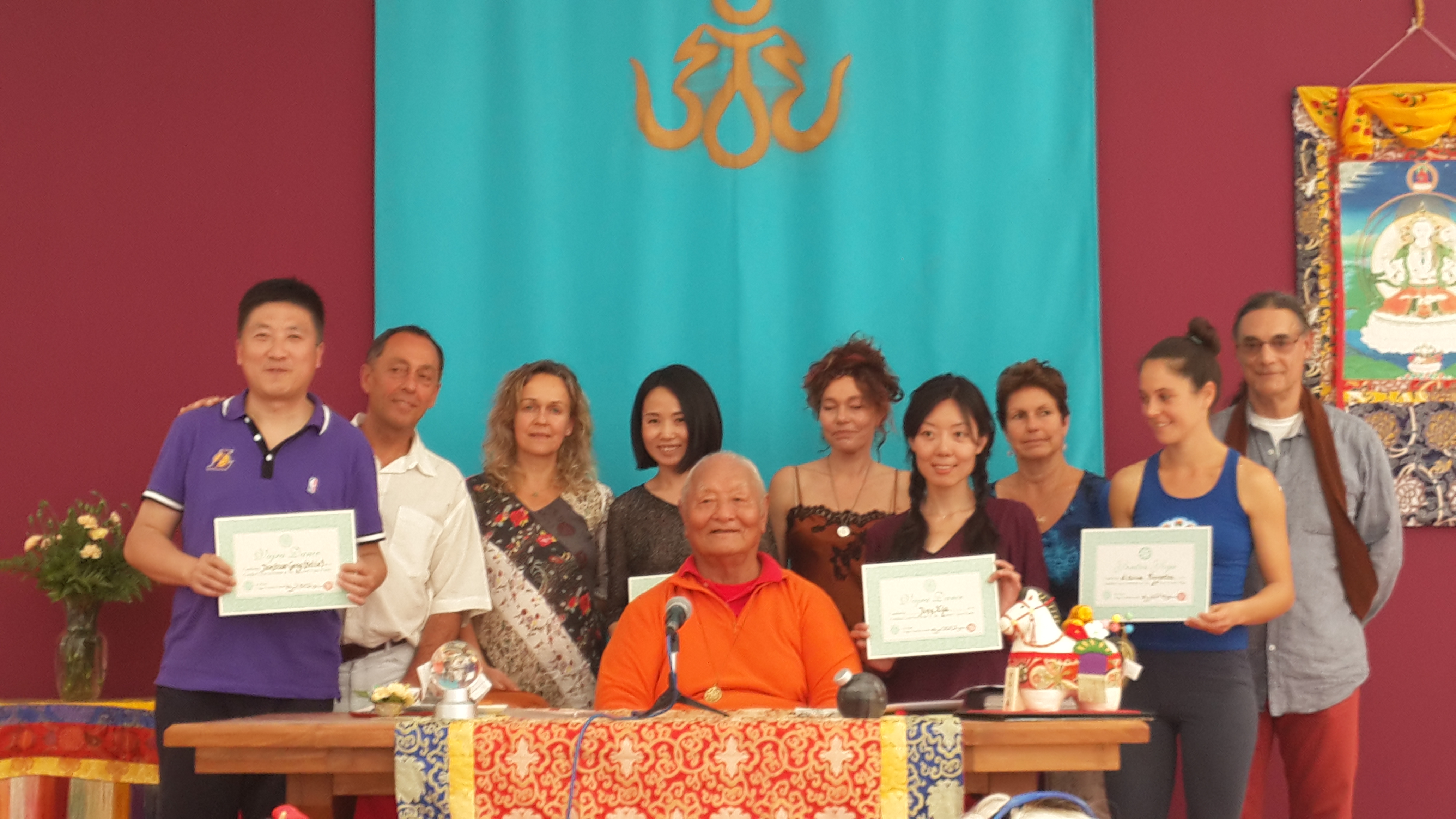 New First Level Vajra Dance and Yantra Yoga Instructors
