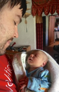 Thinley and baby Alexandre