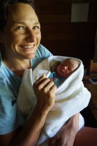 Gloriana (Titi) and baby Alexandre