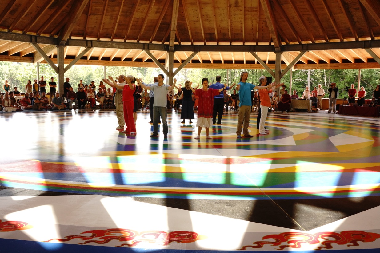 Dance of the Six Spaces performed at the Friday afternoon officials gathering on July 11, 2014 at the Universal Mandala Hall