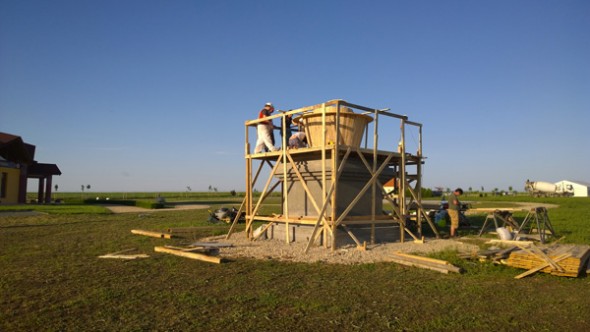 ME stupa construction