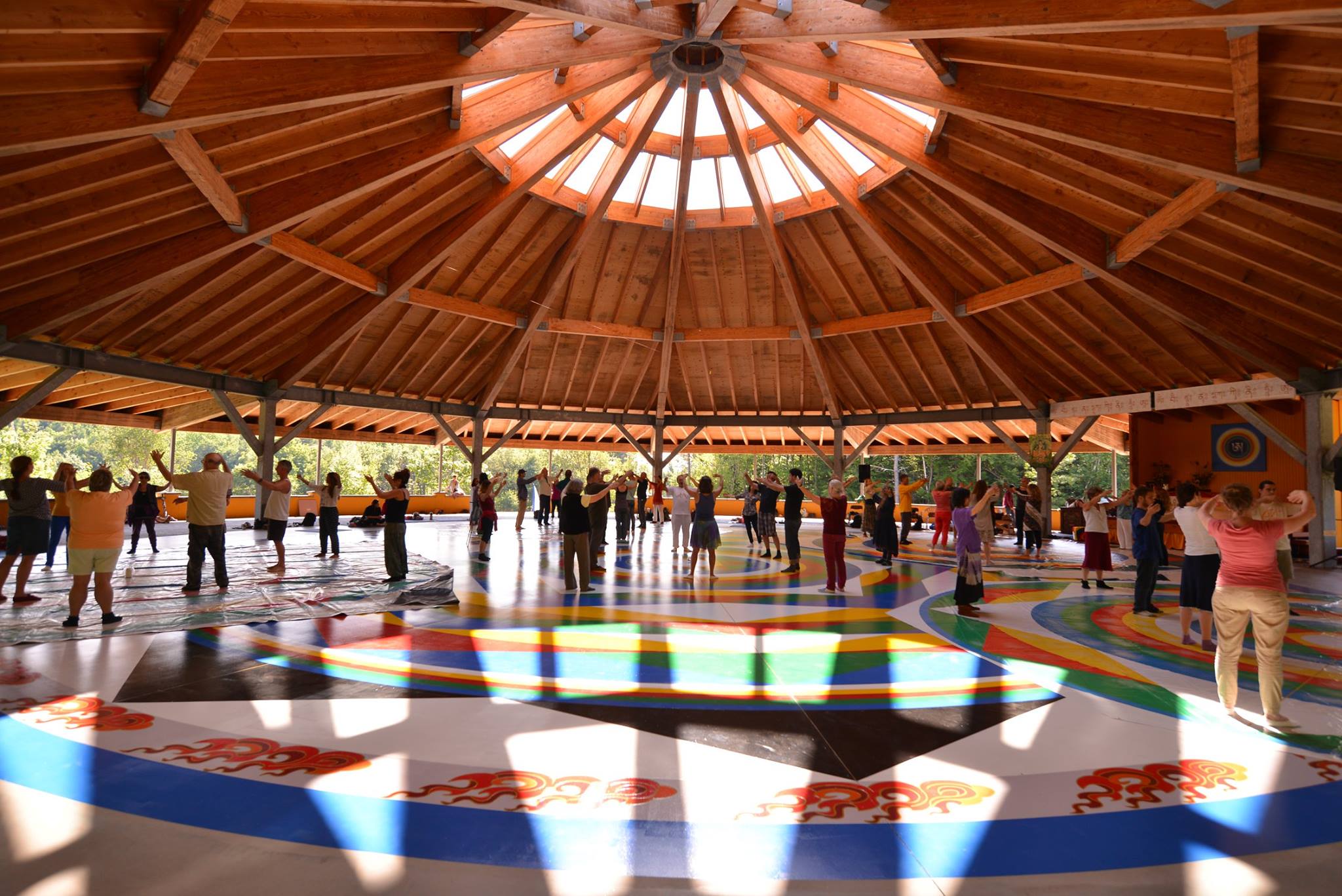 Dance of the 12 A's at the Universal Mandala Hall during the weekend