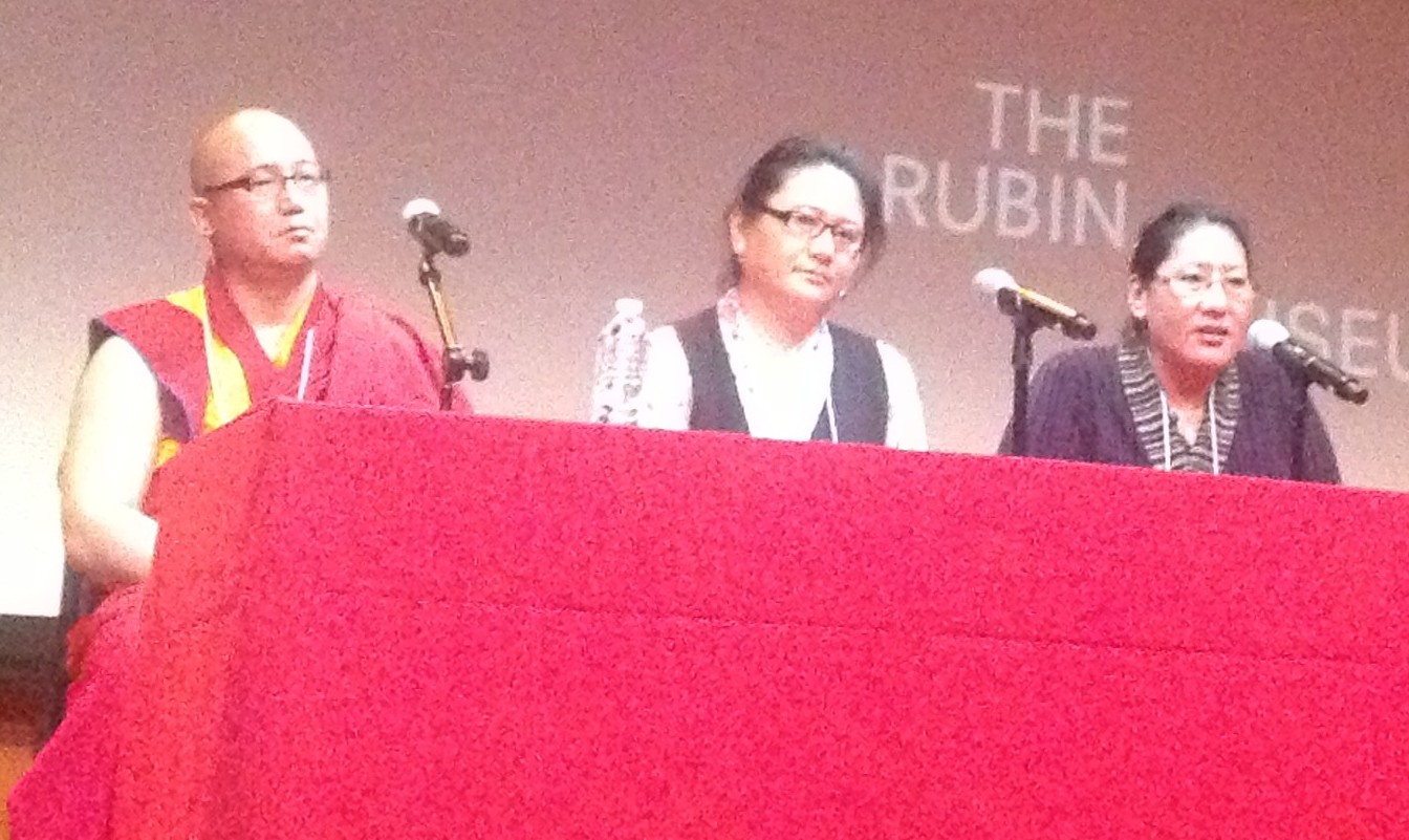 The three founders of ATMA (from left to right) Dr. Kunchok Gyaltsan, Dr. Kalzang Yangdron, Dr. Phuntsog Wangmo, the Director of the International Shang Shung Institute's Tibetan Medical School