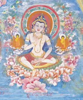 Tonpa Nangwa Tampa painted by Dugu Chögyal Rinpoche from the Merigar West Gonpa
