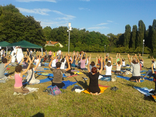 Gyamtsholing at “Yoga Insieme”