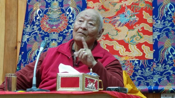 Rinpoche teaching at Paro College of Education. Photo Valter Bianchini