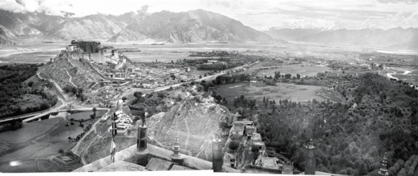 A historic image of Lhasa, Tibet