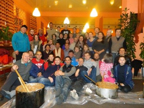 Students of Traditional Tibetan Medicine school in Russia with Dr. Phuntsog Wangmo and Dr. Rigdzin Dorje from Tibet