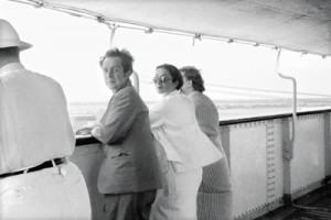 The great Tibetologist Giuseppe Tucci (Macerata 1894-1984) in 1937 at sea in the Philippines