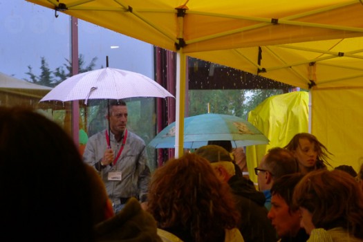 A day of stormy weather during the retreat. Photo by Ans Swart
