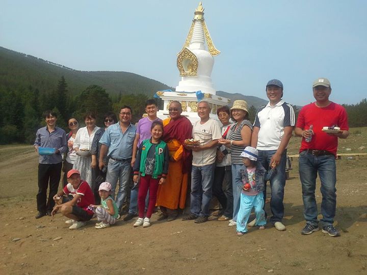 Namgyal Stupa in Erkherik