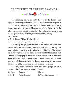 List of 50 Khaita Dances