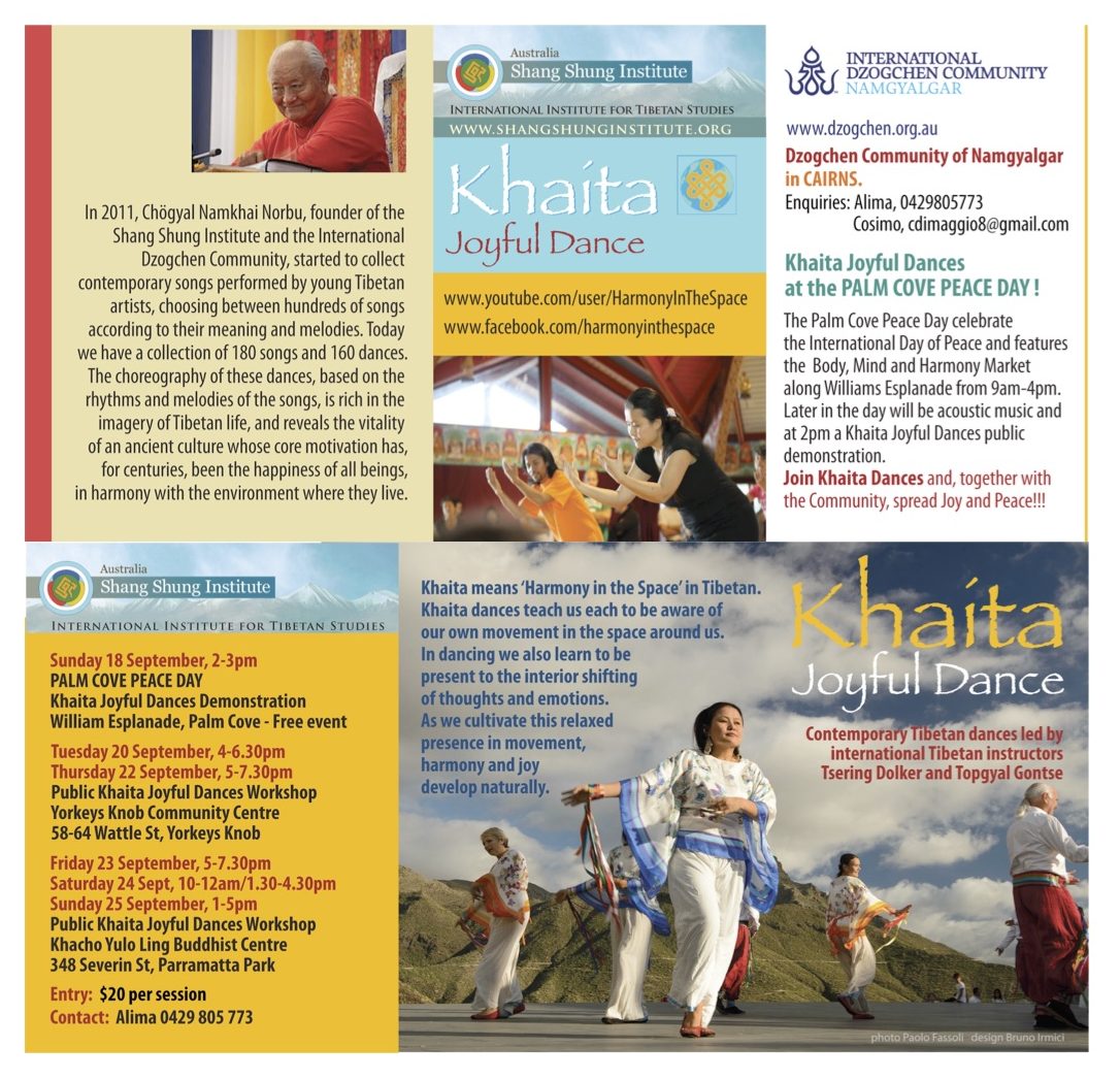 Khaita Joyful Dance in Australia in September 2016