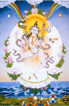 Mandarava thangka by Ans