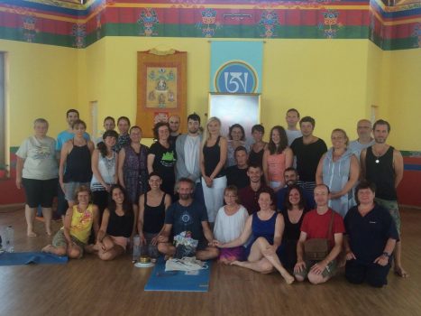 Participants at the Bardo, Death and Impermanence Retreat 