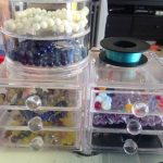 drawers containing beads for evolution creations