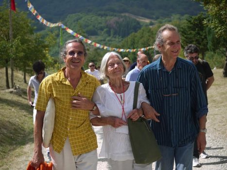 photo of dina bricaire with michel and patrice