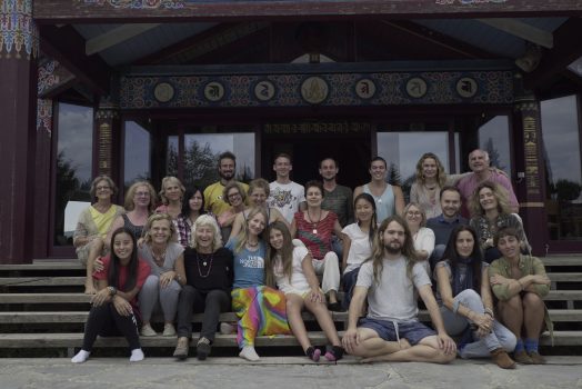 group photo First Khaita instructors training course at Dzamling Gar