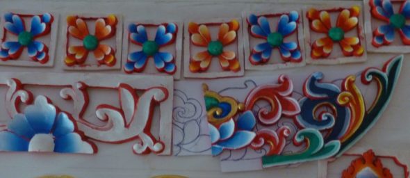 various Tibetan style decorations