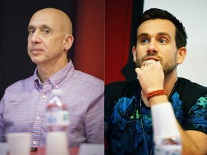 Left Michael Katz. Right Charley Morley