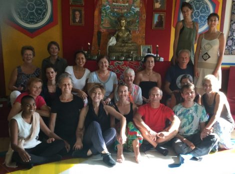 august group photo dance courses at karma ling