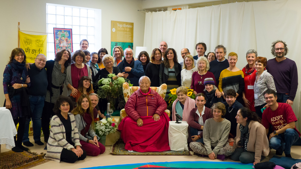 Namkhai Norbu Rinpoche in Milan