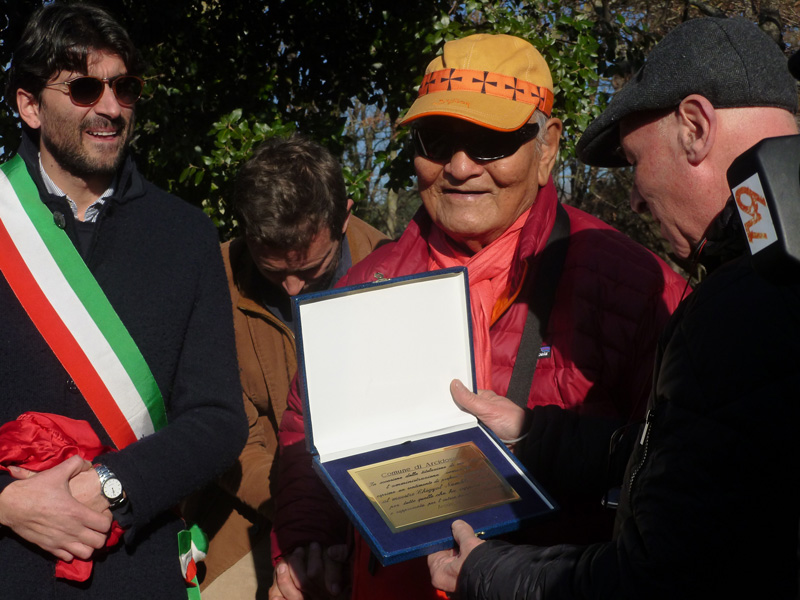 via tibet inaugurated arcidosso