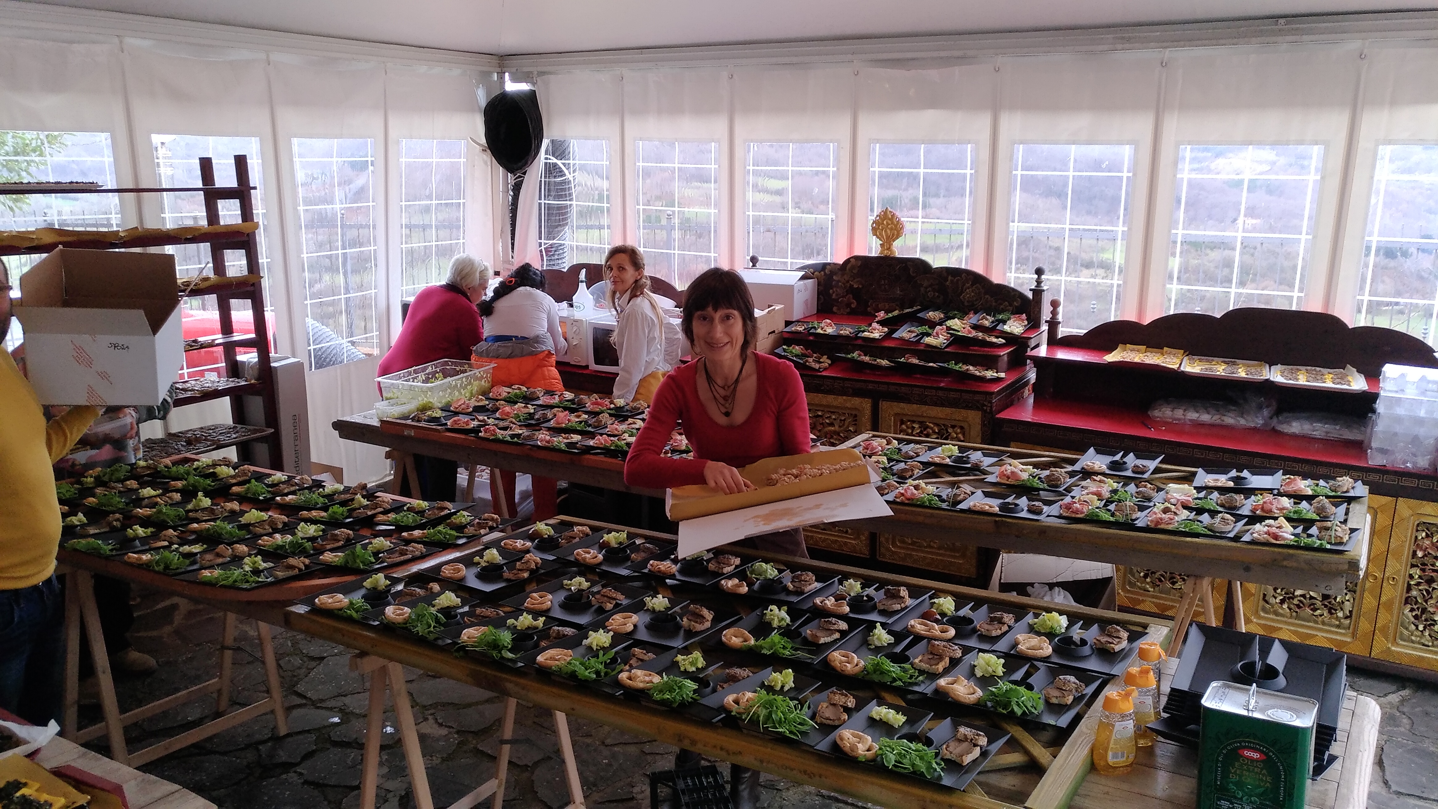 Banquet preparation
