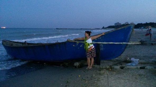 boat on the beach