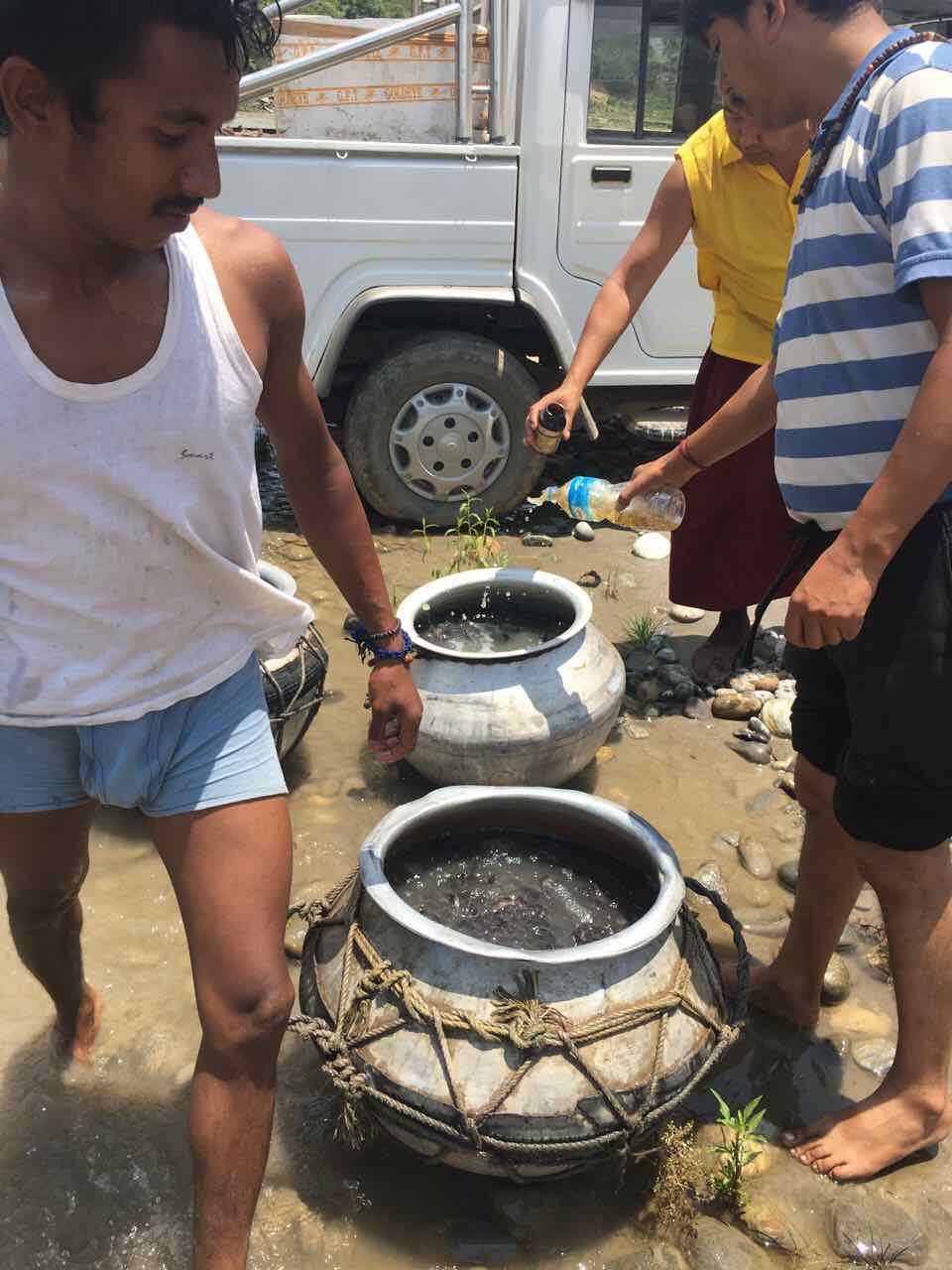 Vesak Fish Release in Trishuli River, Nepal