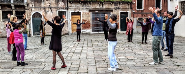 joyful dances San Giacomo Dall'Orio Square
