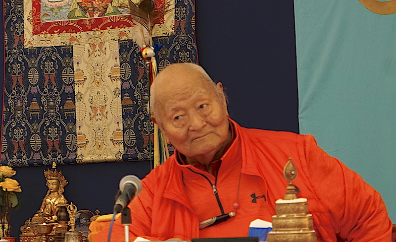 A Birthday Greeting for Rinpoche on December 8, 2017 at Dzamling Gar!