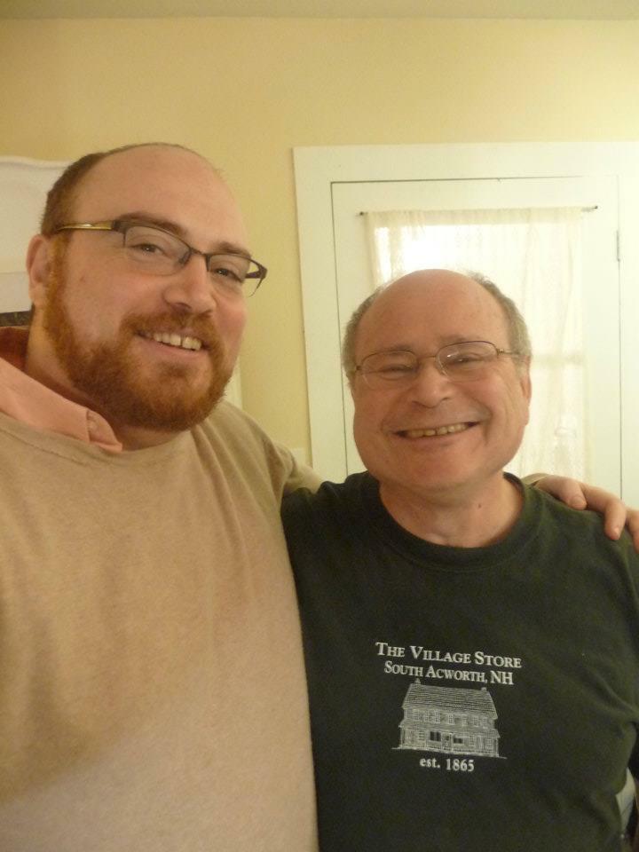 Mark on the right with his nephew Tashi Kaiser