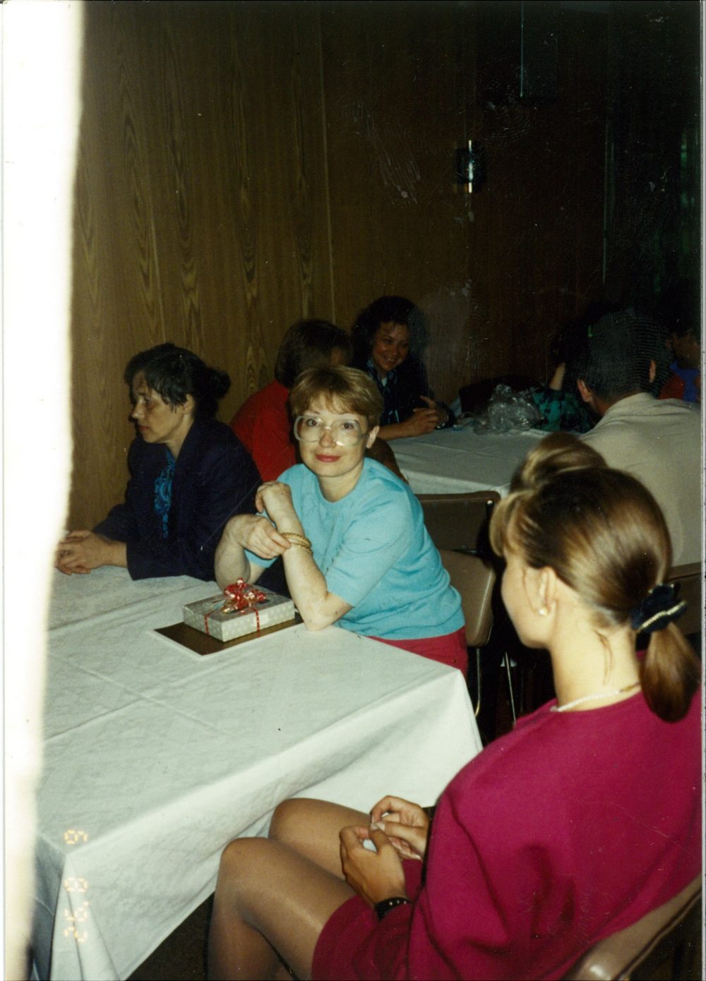 Author and friends in 1992