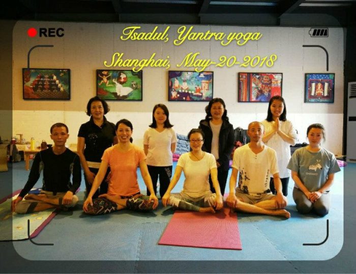 Serie di seminari di Yantra Yoga a Shanghai con Sunny Sun, maggio e giugno 2018