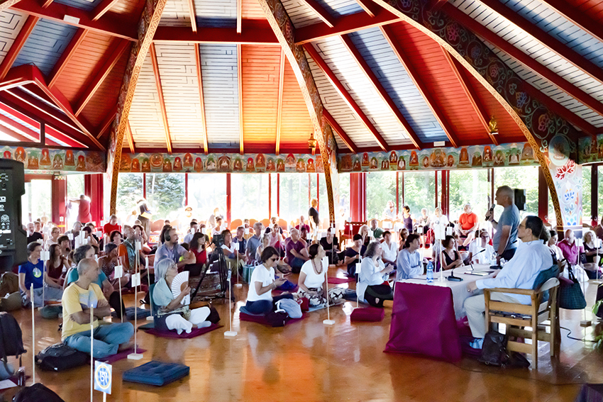merigar west august retreat