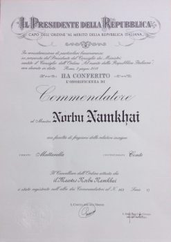 master namkhai norbu commander
