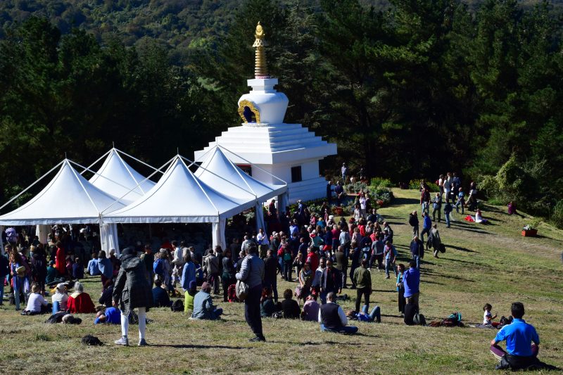 ceremony great stupa costantino albini