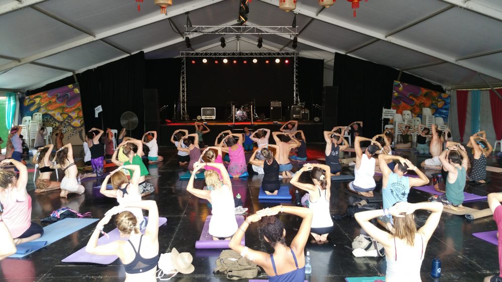 Yantra Yoga al Woodford Folk Festival, Australia
