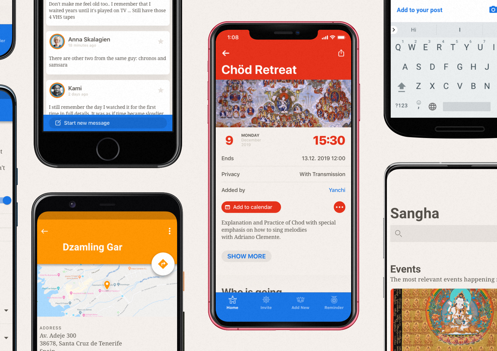 SANGHA Mobile Application