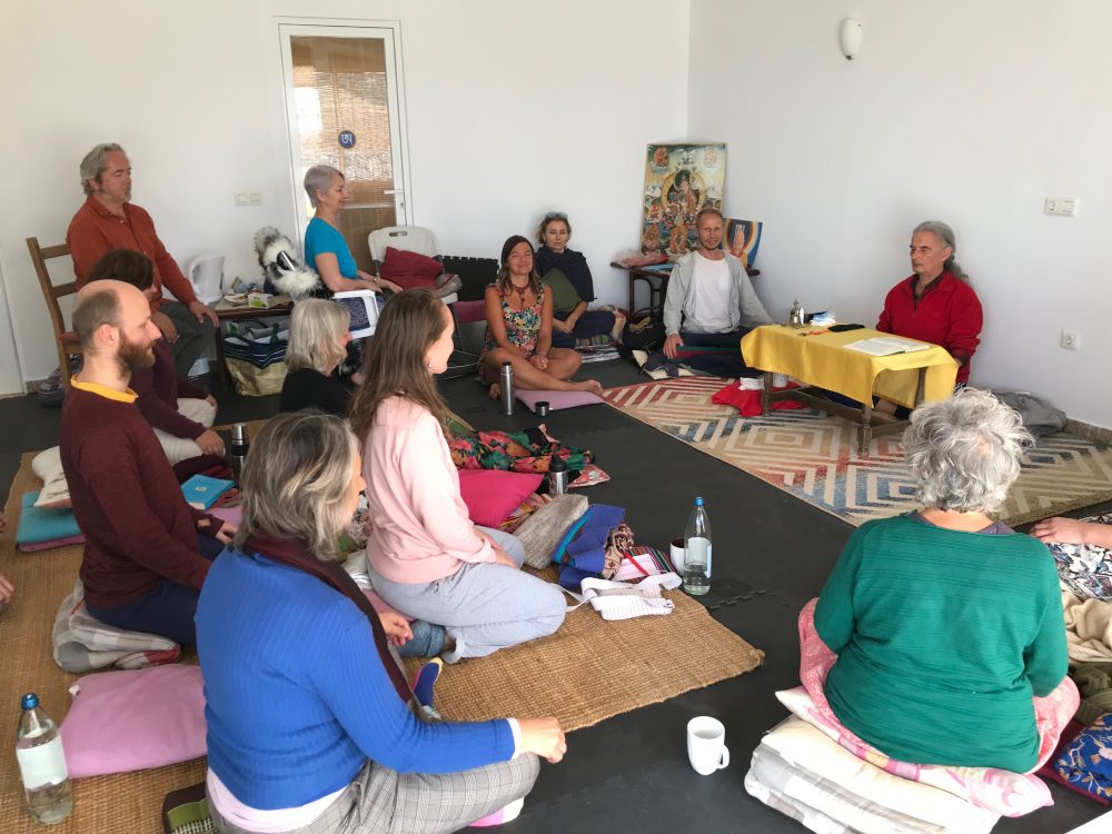 Learning Contemplation at Dzamling Gar