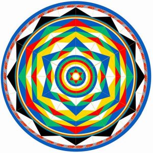 mandalas colouring template