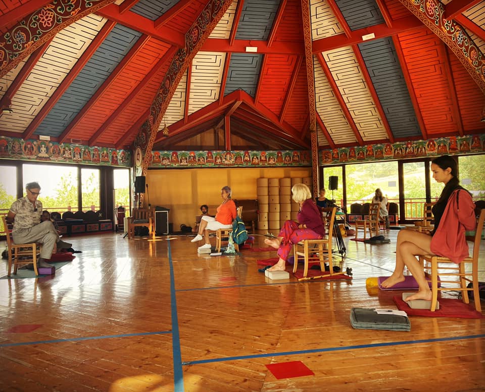 Yoga In A Chair At Merigar West