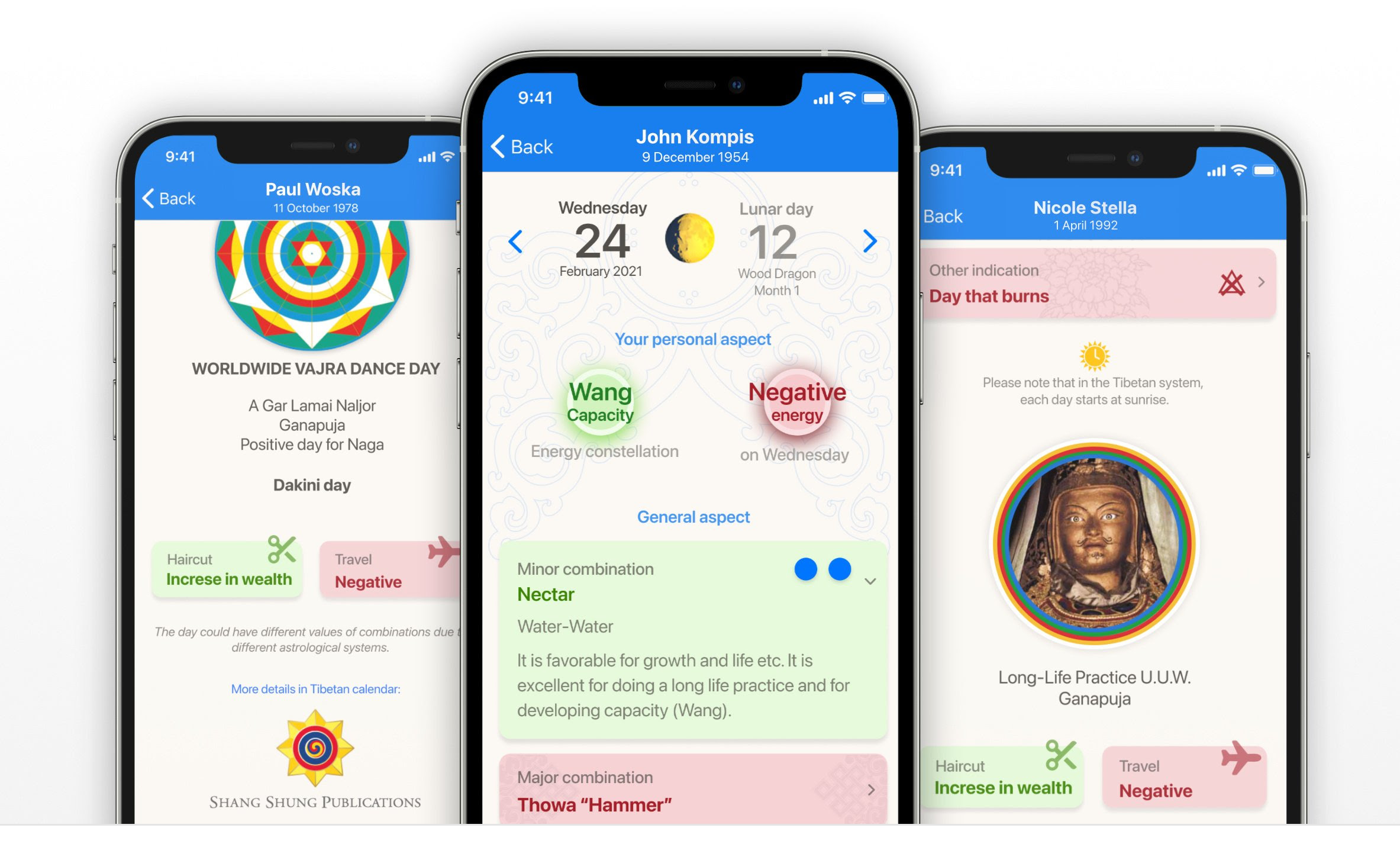 Tibetan Calendar for Free in the Sangha App