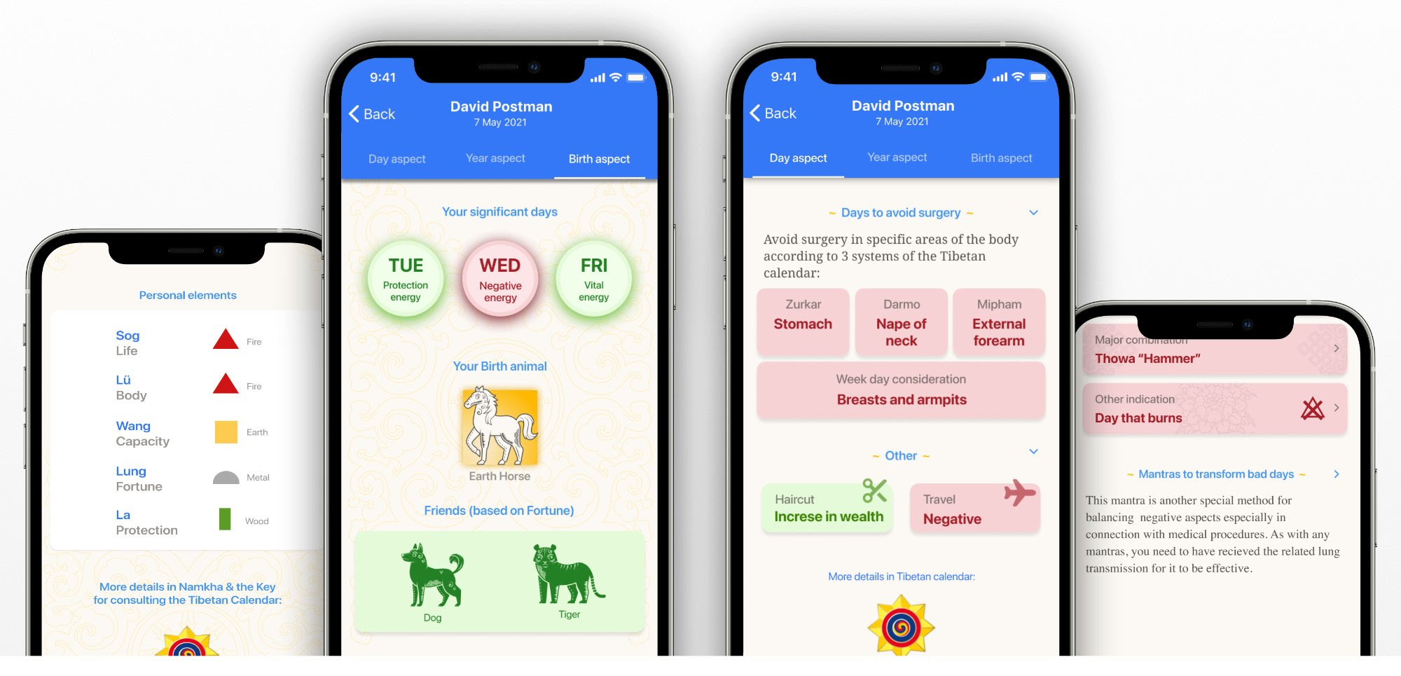 Sangha App: More Features in the Tibetan Calendar
