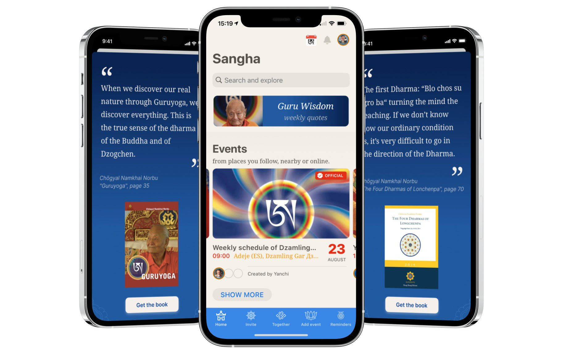 Rinpoche’s Quotes in the Sangha App