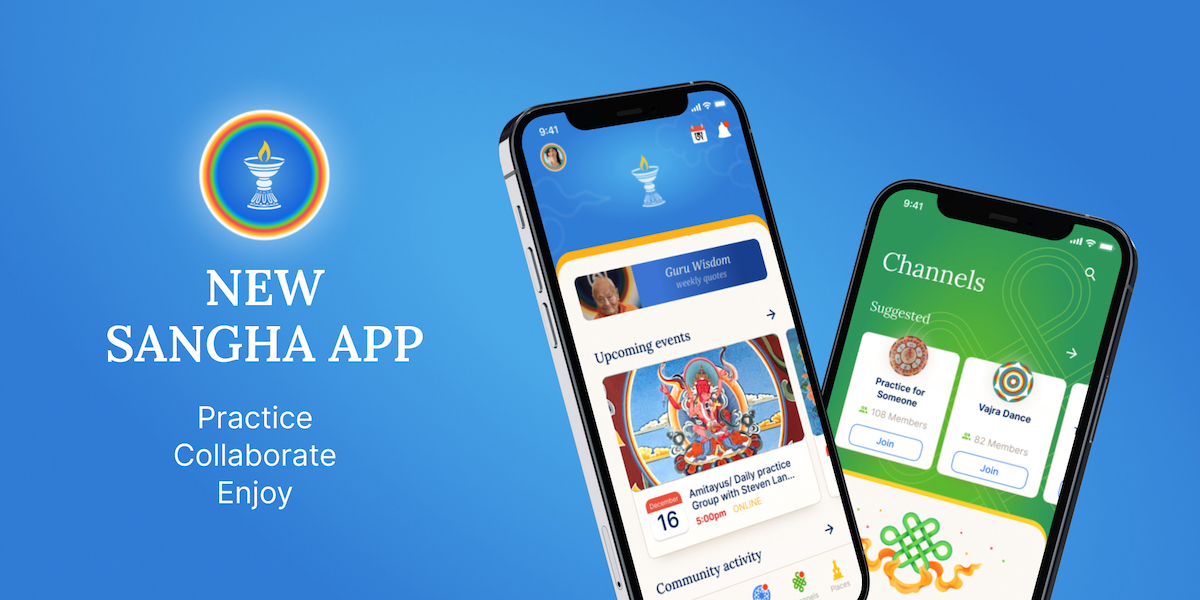 Brand New Sangha App Available Now