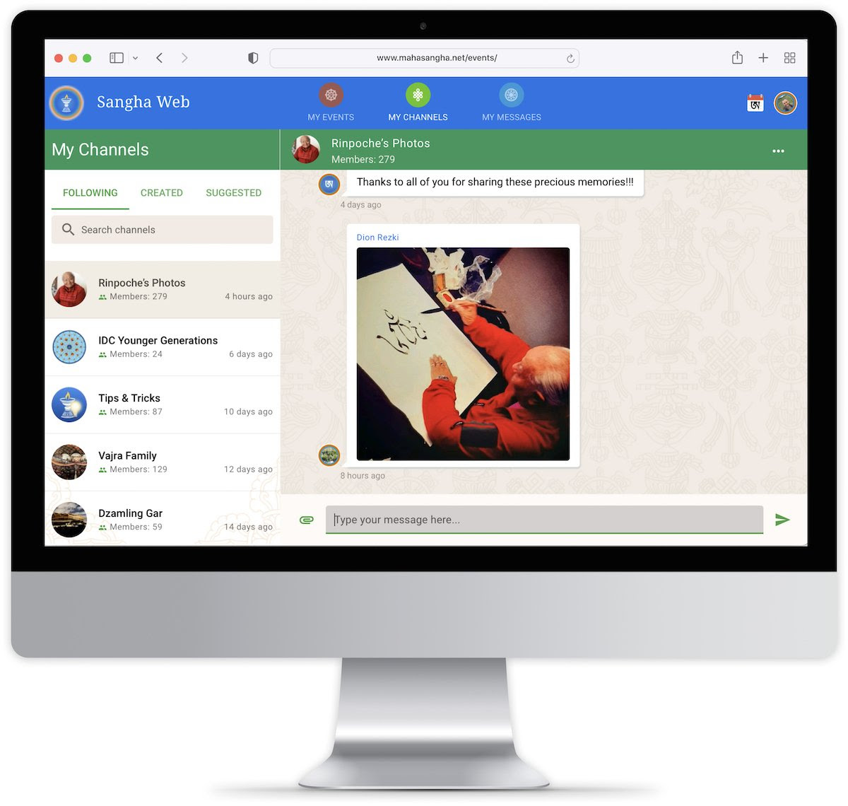 Sangha Desktop Access with More Features