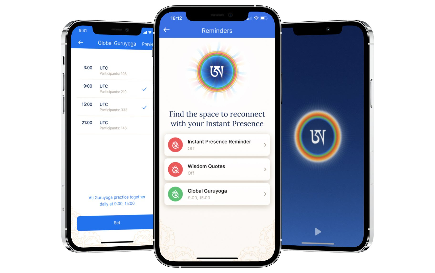 Sangha App – Global Guruyoga Reminder & Presence