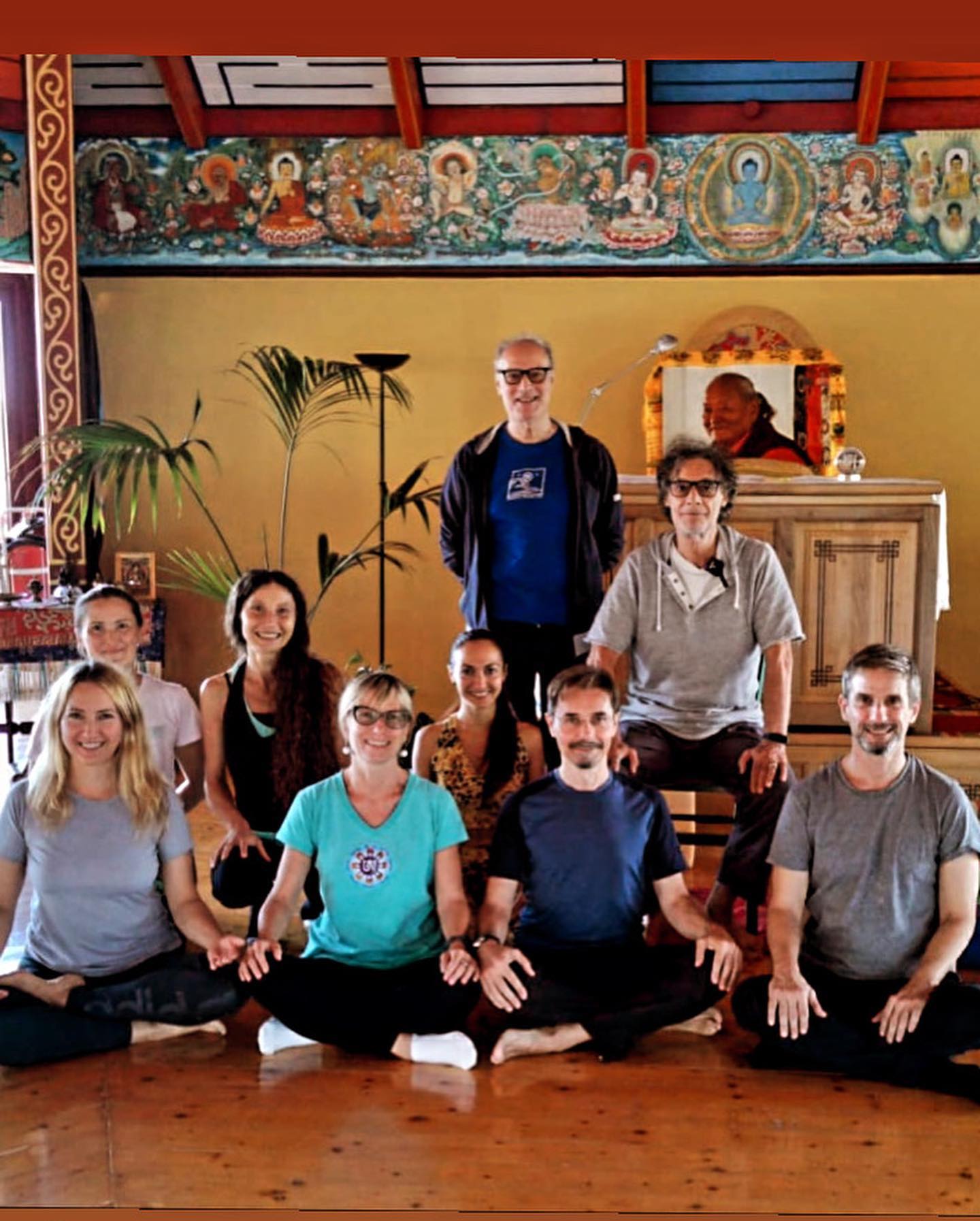 Eight Movements in the Chair Teacher Training at Merigar West